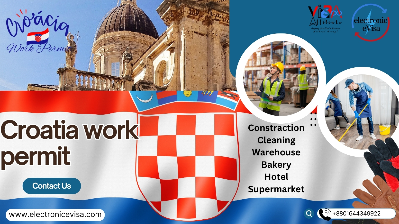 A Comprehensive Guide to Croatia Work Permit Visa  By Obaidul Haque, Founder of VISA AFFILIATE LTD